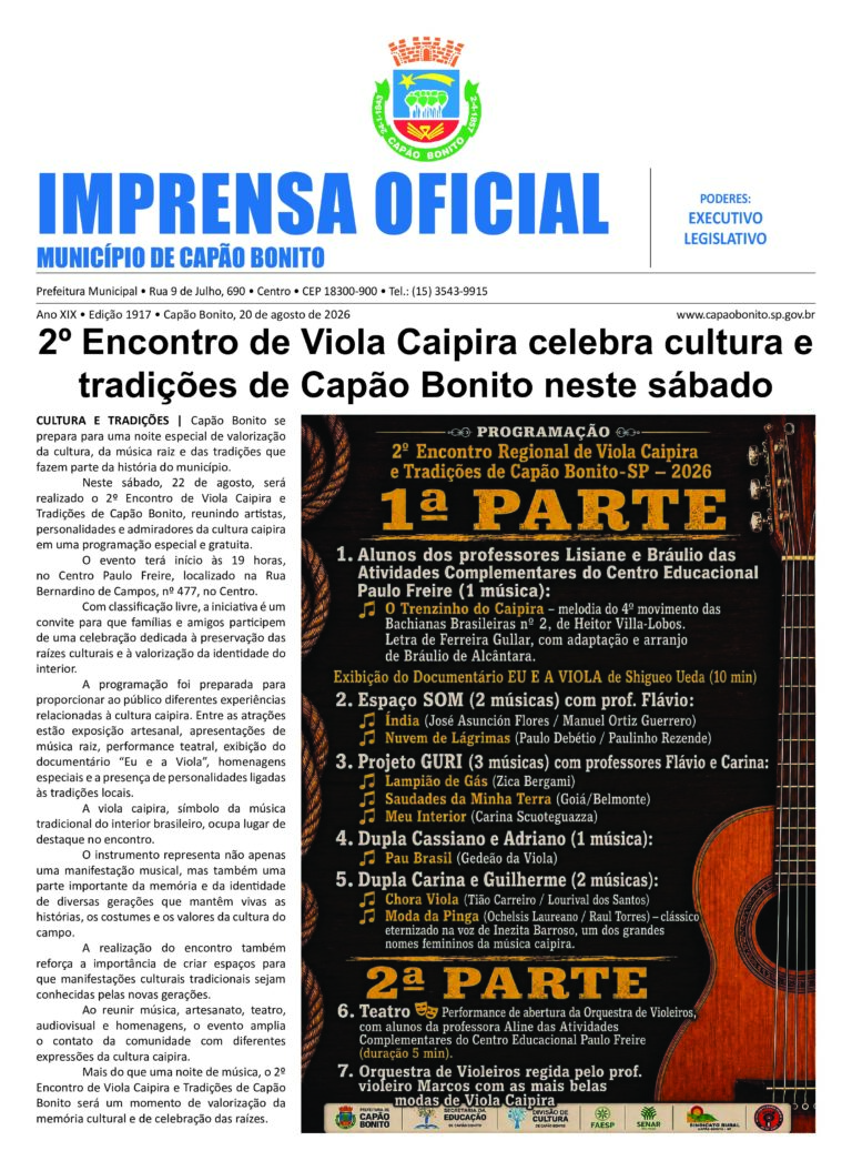 Capa da Edição 3.101