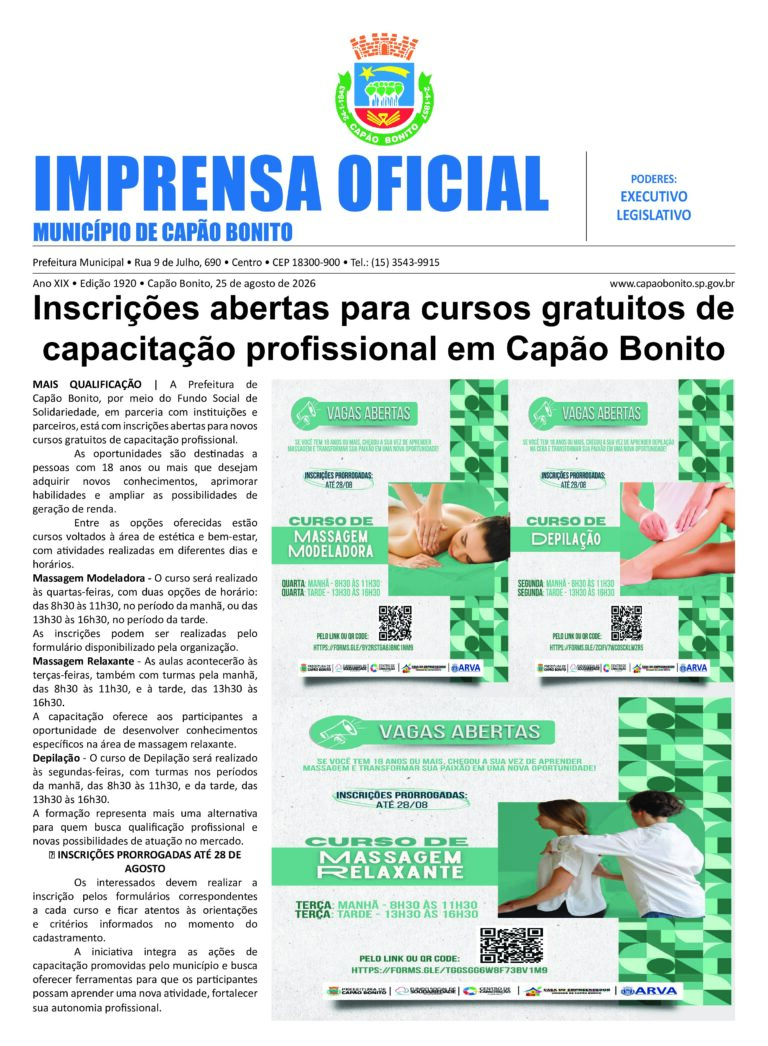Capa da Edição 3.104