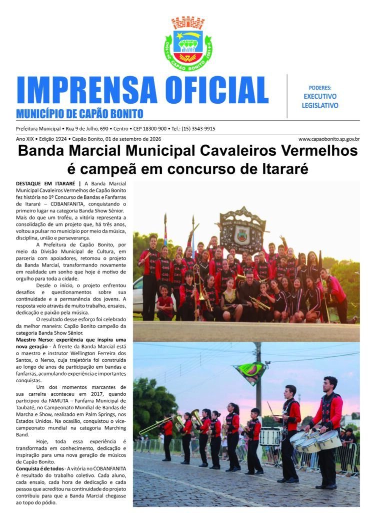 Capa da Edição 3.107