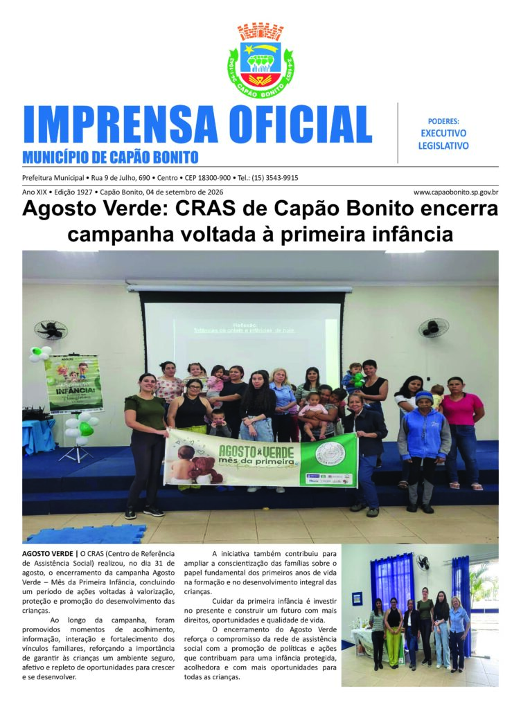 Capa da Edição 3.110