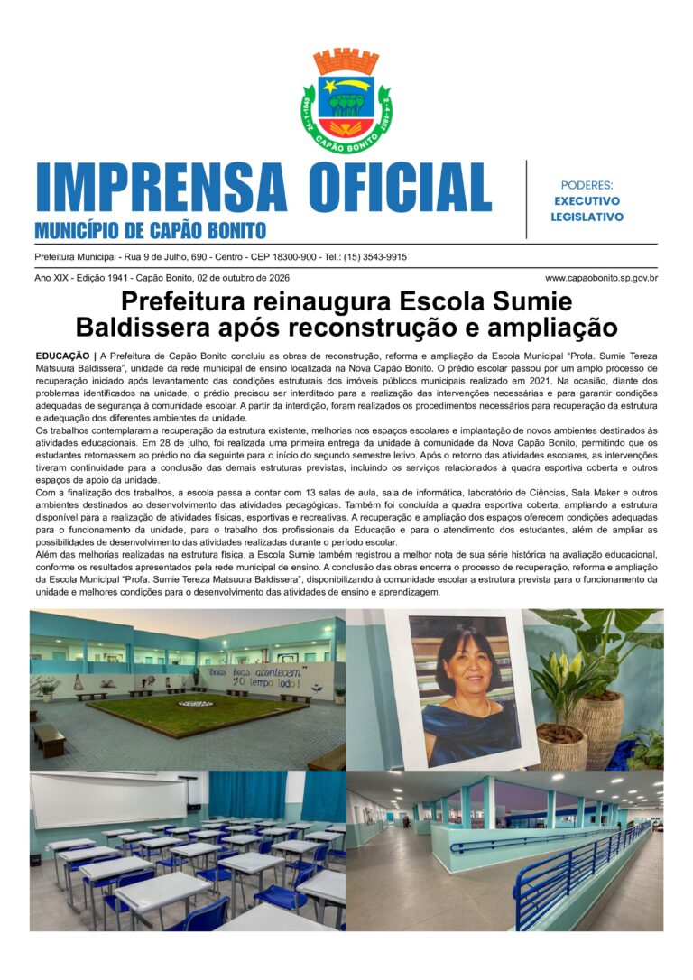 Capa da Edição 3.123