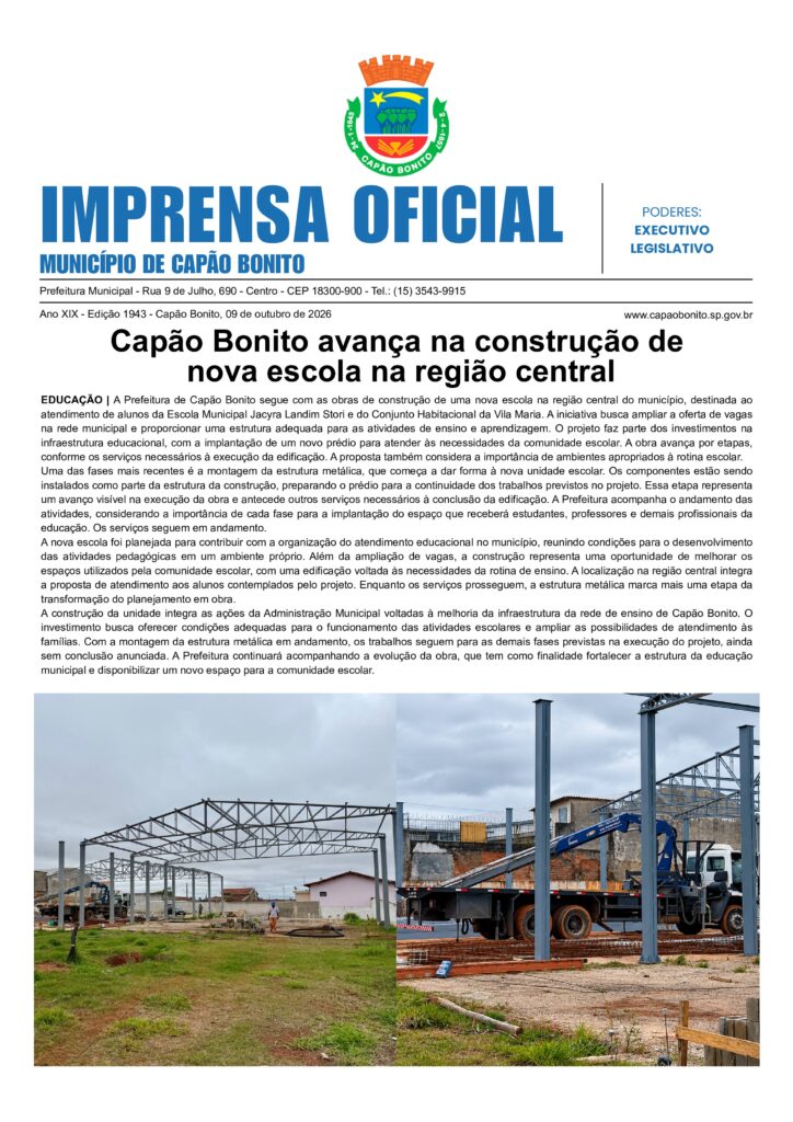 Capa da edição
