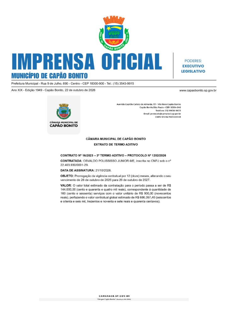 Capa da edição