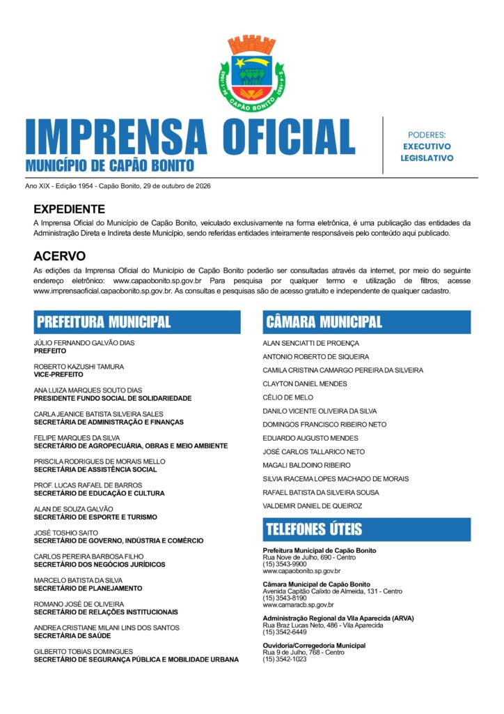 Capa da Edição 3.136